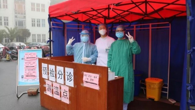 揚州洪泉醫(yī)院引進紅外線成像人體測溫儀打造技防人防雙重保障