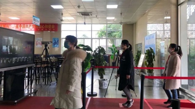 秒測不排隊(duì)，杭電校餐廳防疫用上熱成像測溫儀學(xué)校測溫設(shè)備